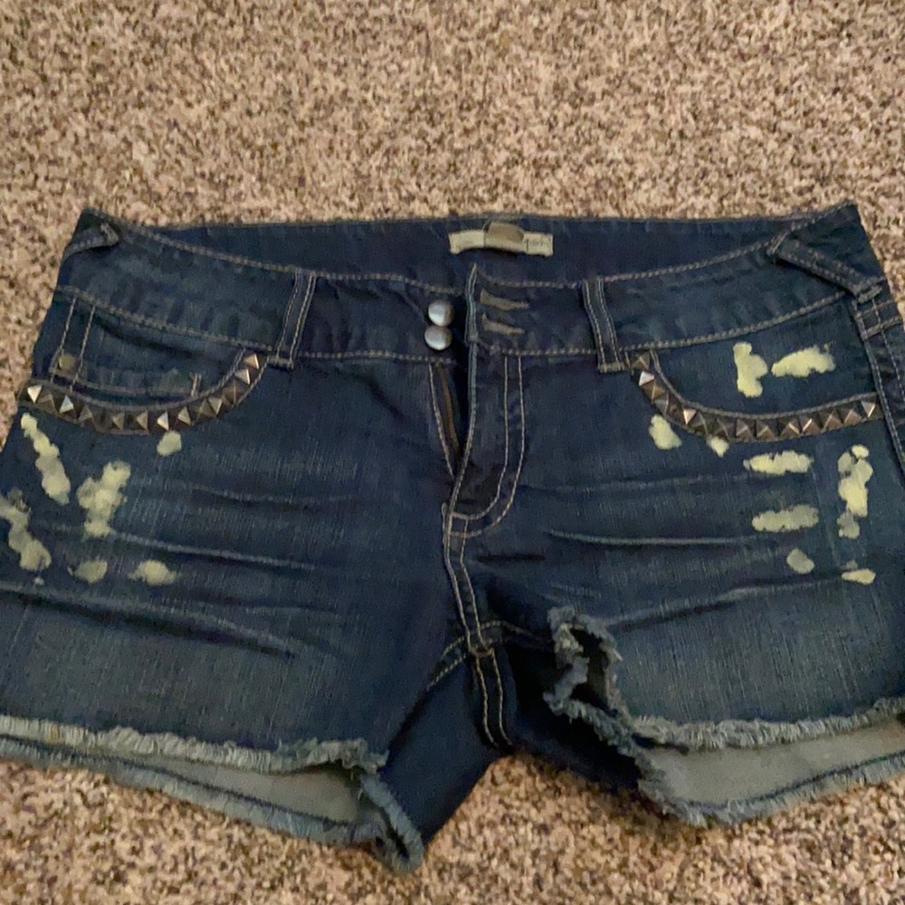 Forever 21 studded shorts